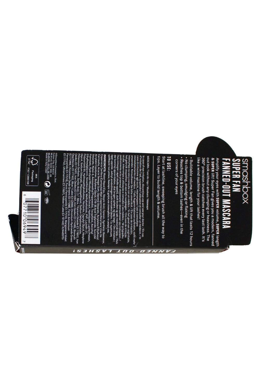 Smashbox Super Fan Fanned-Out Mascara (Black) 0.33 Ounce