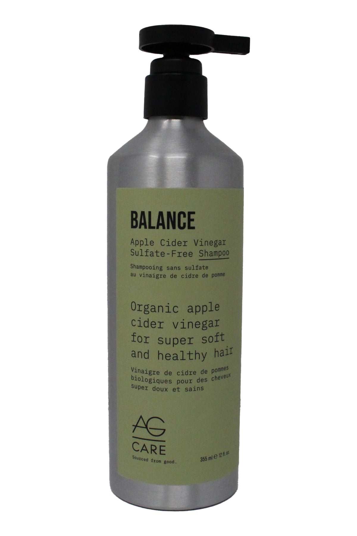 AG Care Balance Apple Cider Vinegar Sulfate-Free Shampoo 12 Ounces