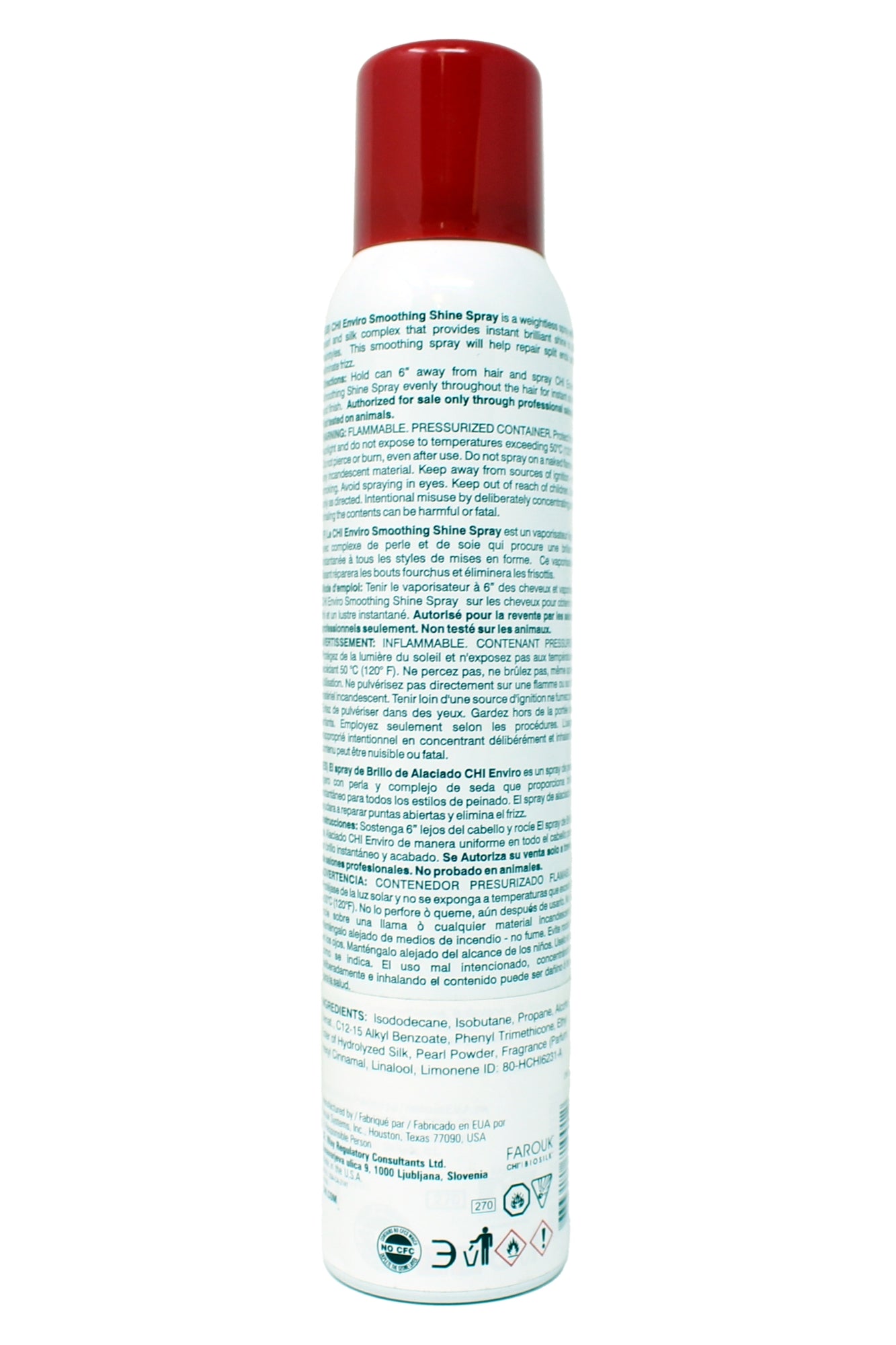 Chi Enviro Pearl and Silk Complex Smoothing Shine Spray 5.3 Ounces