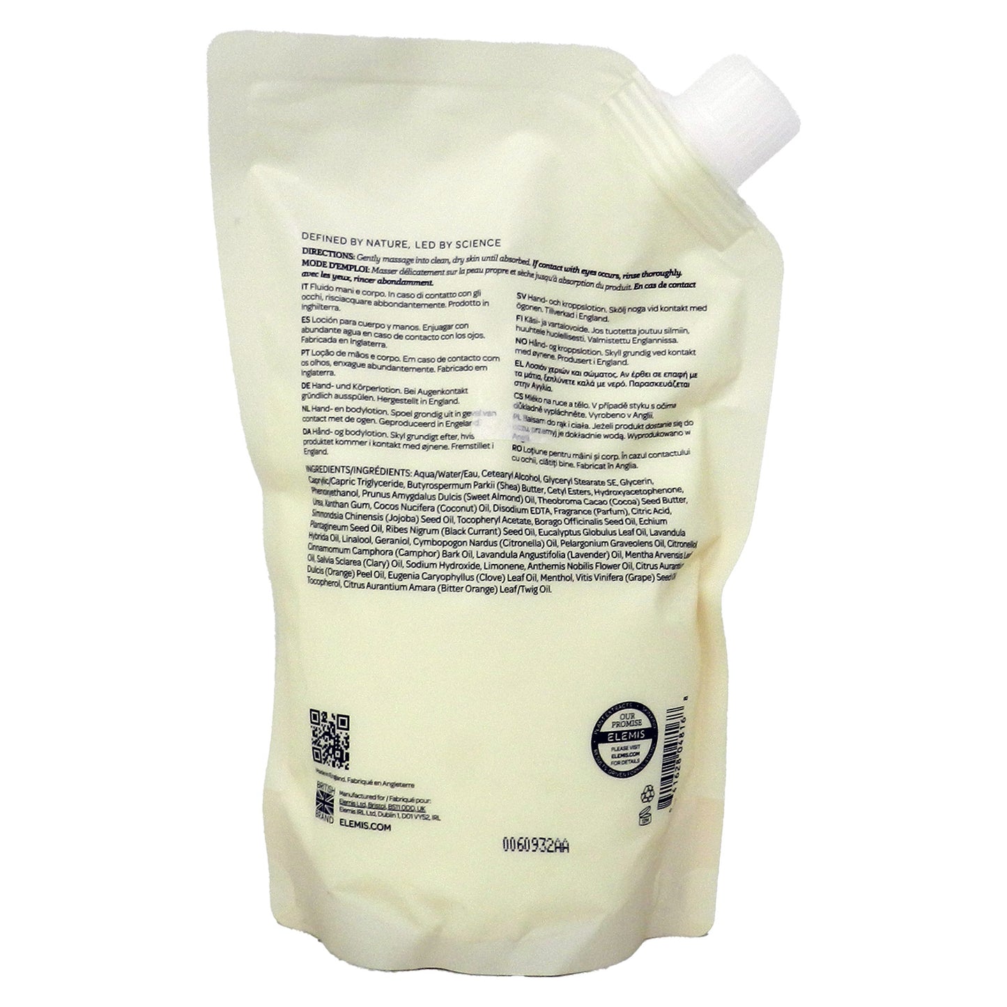 Elemis Mayfair No 9 Hand and Body Lotion Refill 16.9 Fl Ounce