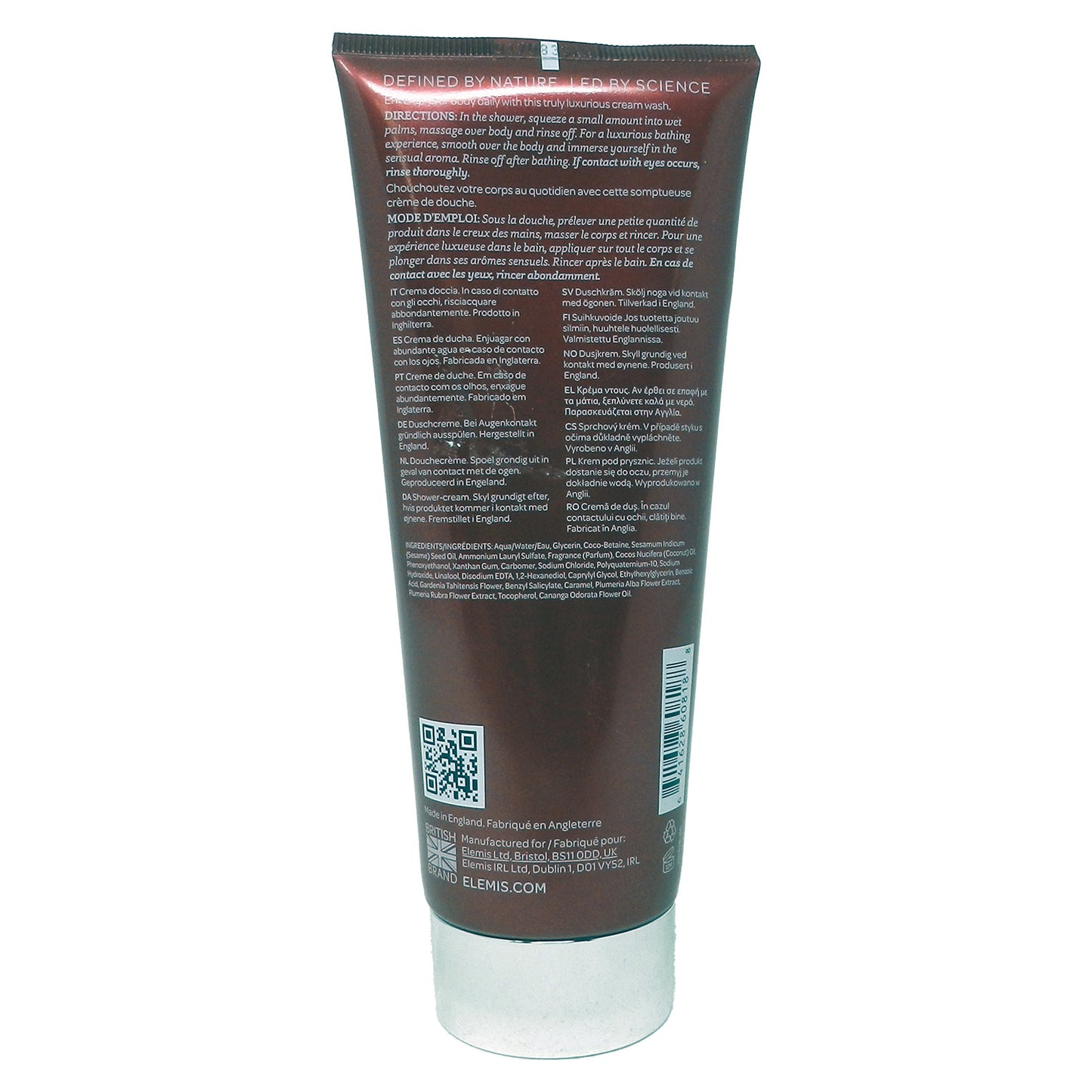 Elemis Frangipani Monoi Shower Cream 6.7 Fl Ounce