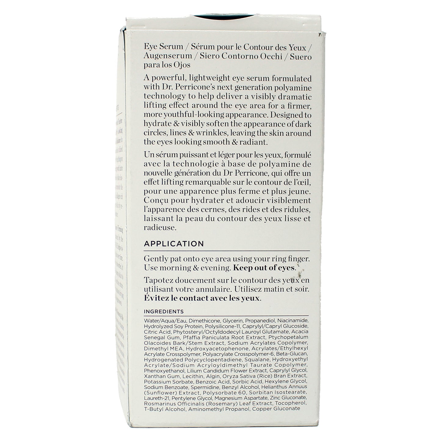 Perricone MD High Potency Growth Factor Firming and Lifting Eye Serum 0.5 Fl Ounce