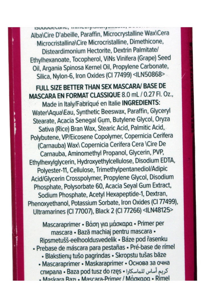 Too Faced Foreplay Better Than Sex Thickening Primer & Mascara Duo Black