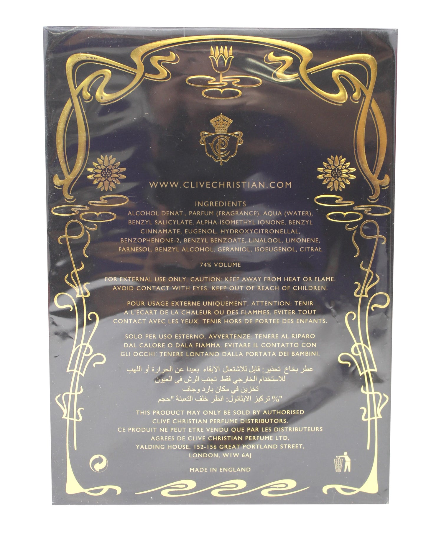 Clive Christian XX Art Nouveau Water Lily Perfume Spray 1.6 Ounces