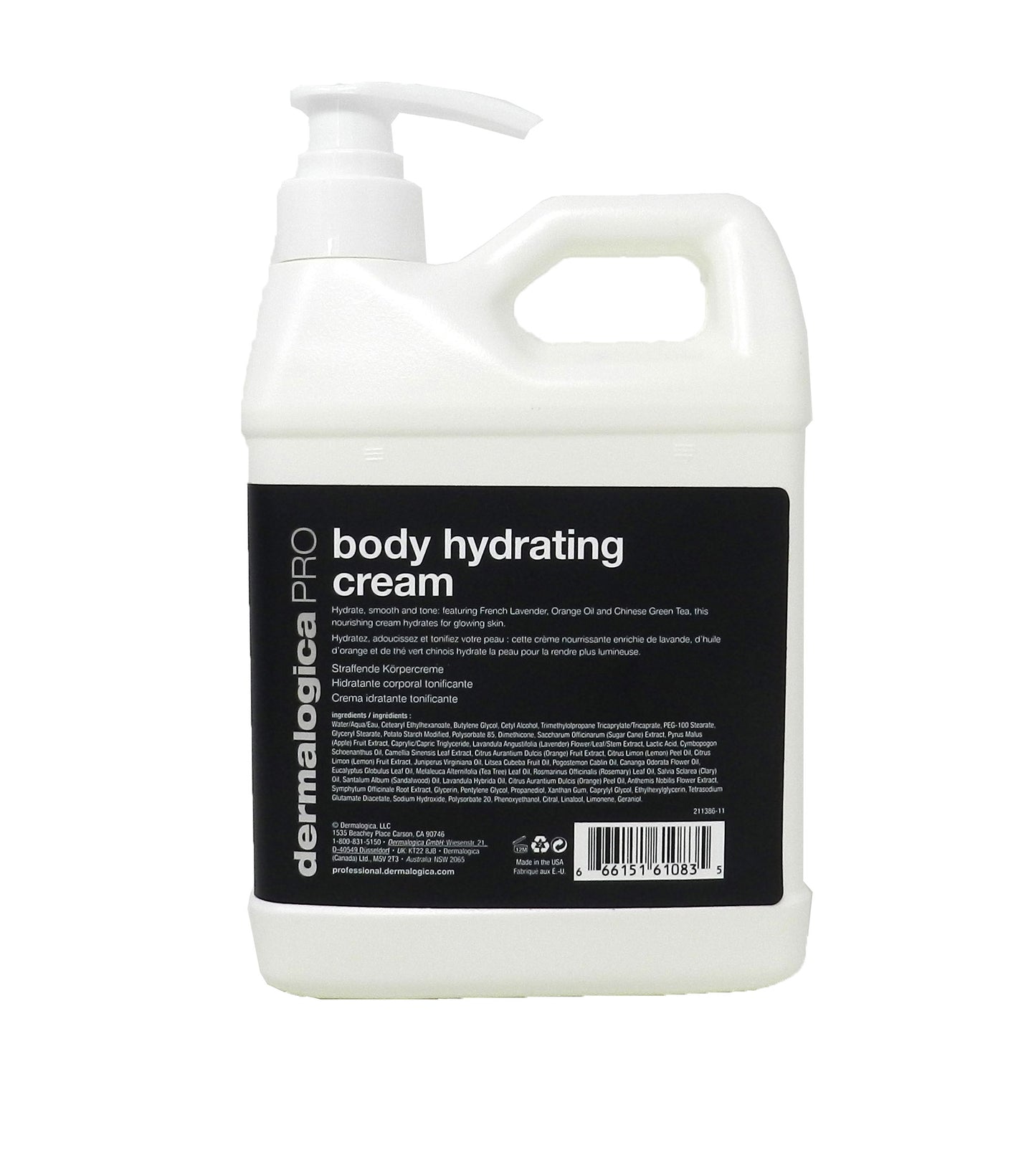 Dermalogica Pro Body Hydrating Cream 32 Ounces