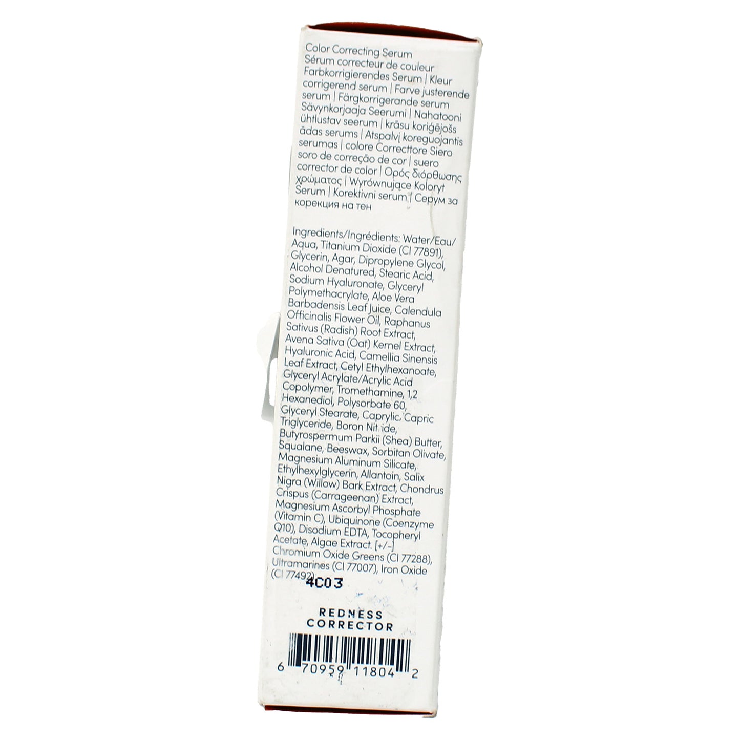 Jane Iredale Hdyro Pure Color Correcting Serum with Hyaluronic Acid & CoQ10 1.0 Fl Ounce