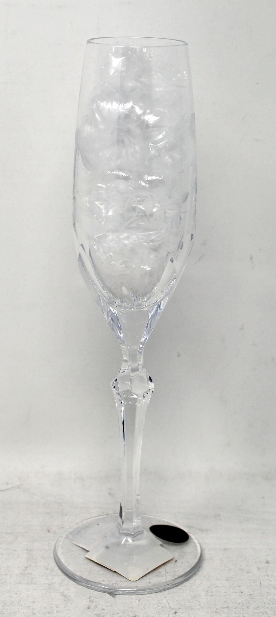Large Clear Crystal Springtime Flute 1 Count