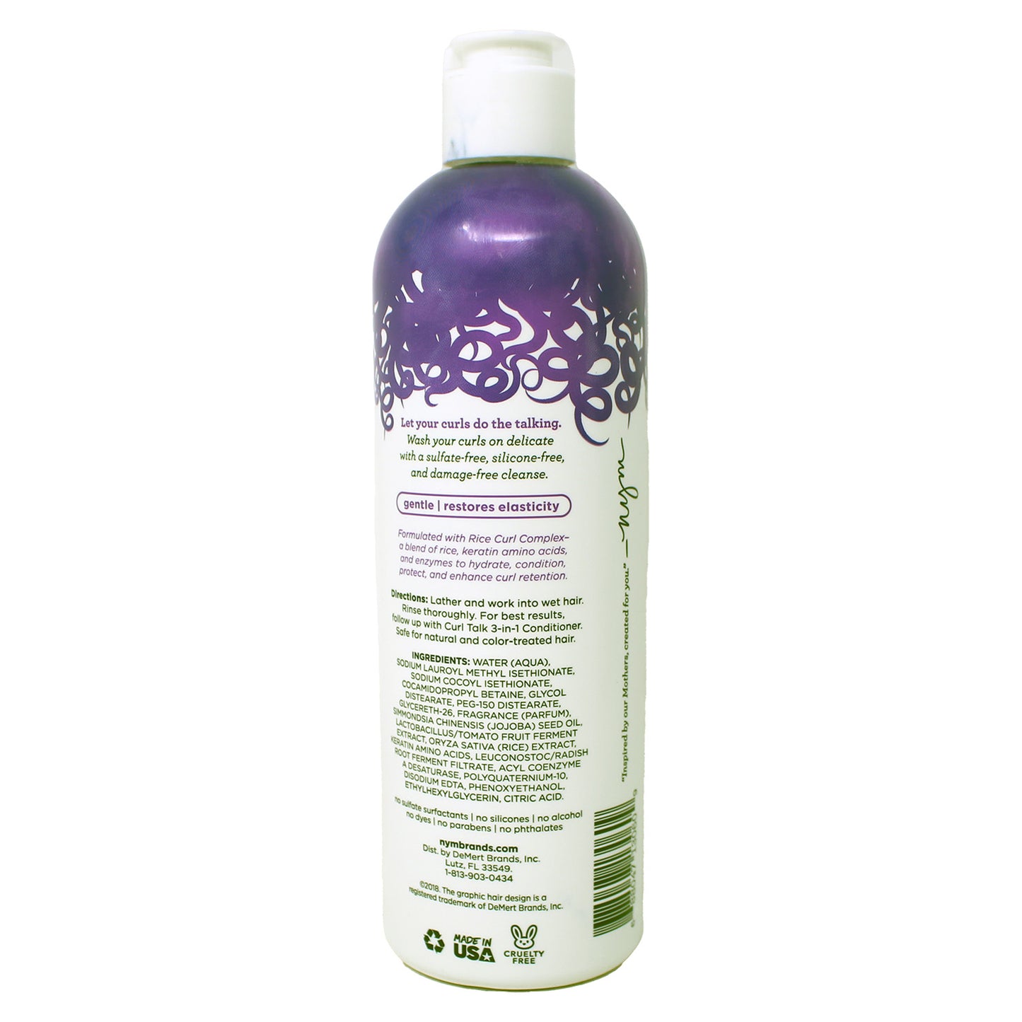 Not Your Mother's Curl Talk Curl Care Shampoo 12 Ounces