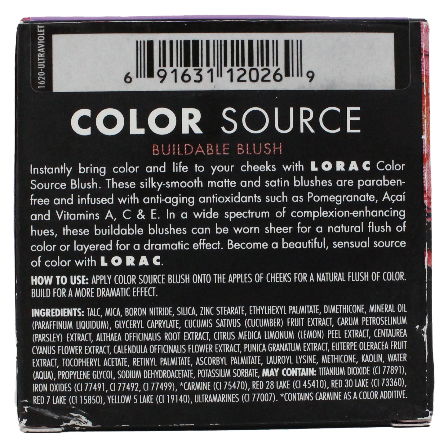 LORAC Color Source Buildable Blush Ultraviolet Matte 0.14 Ounces
