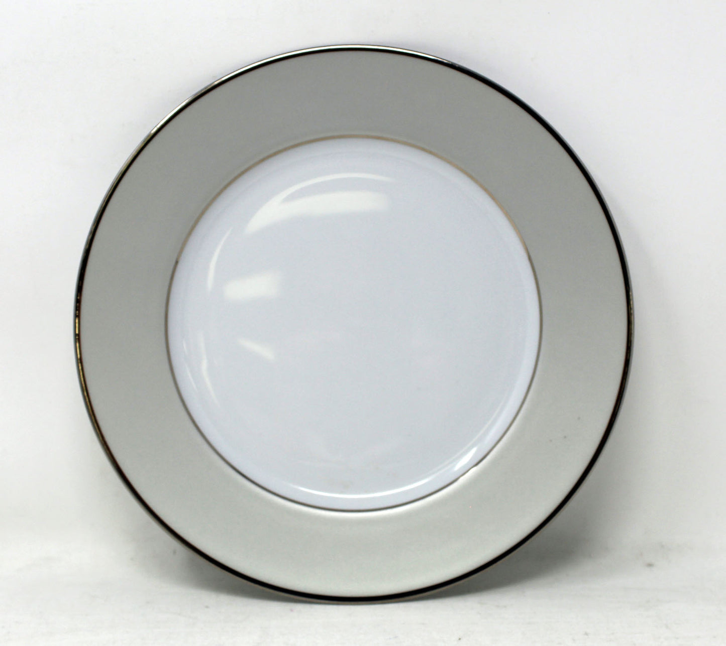 Haviland Clair De Lune Platinum Plumes Dessert Plate 1 Count