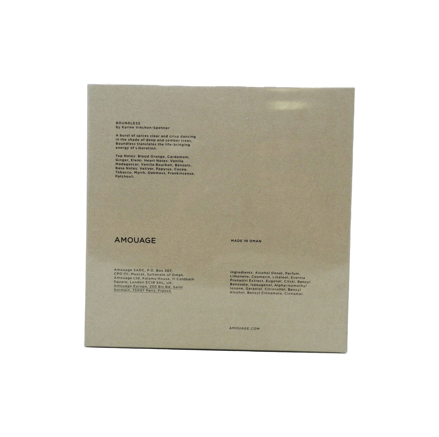 Amouage Boundless Eau De Parfum 3.4 Ounce