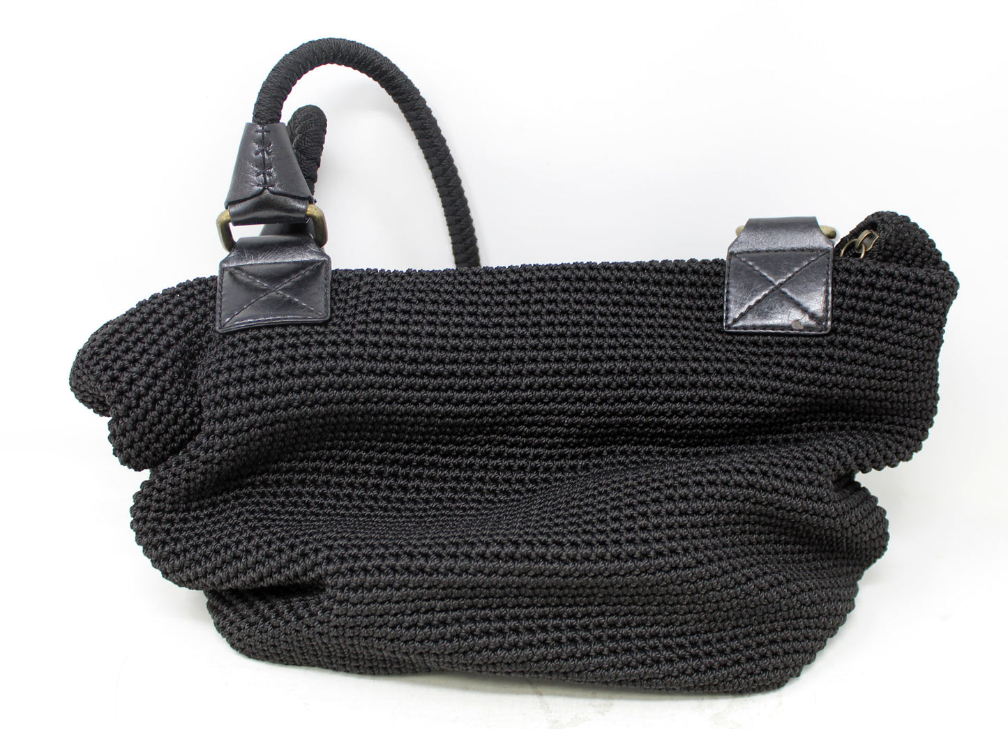 The Sak As If Hobo Crochet Black Shoulder Bag (See Desc)