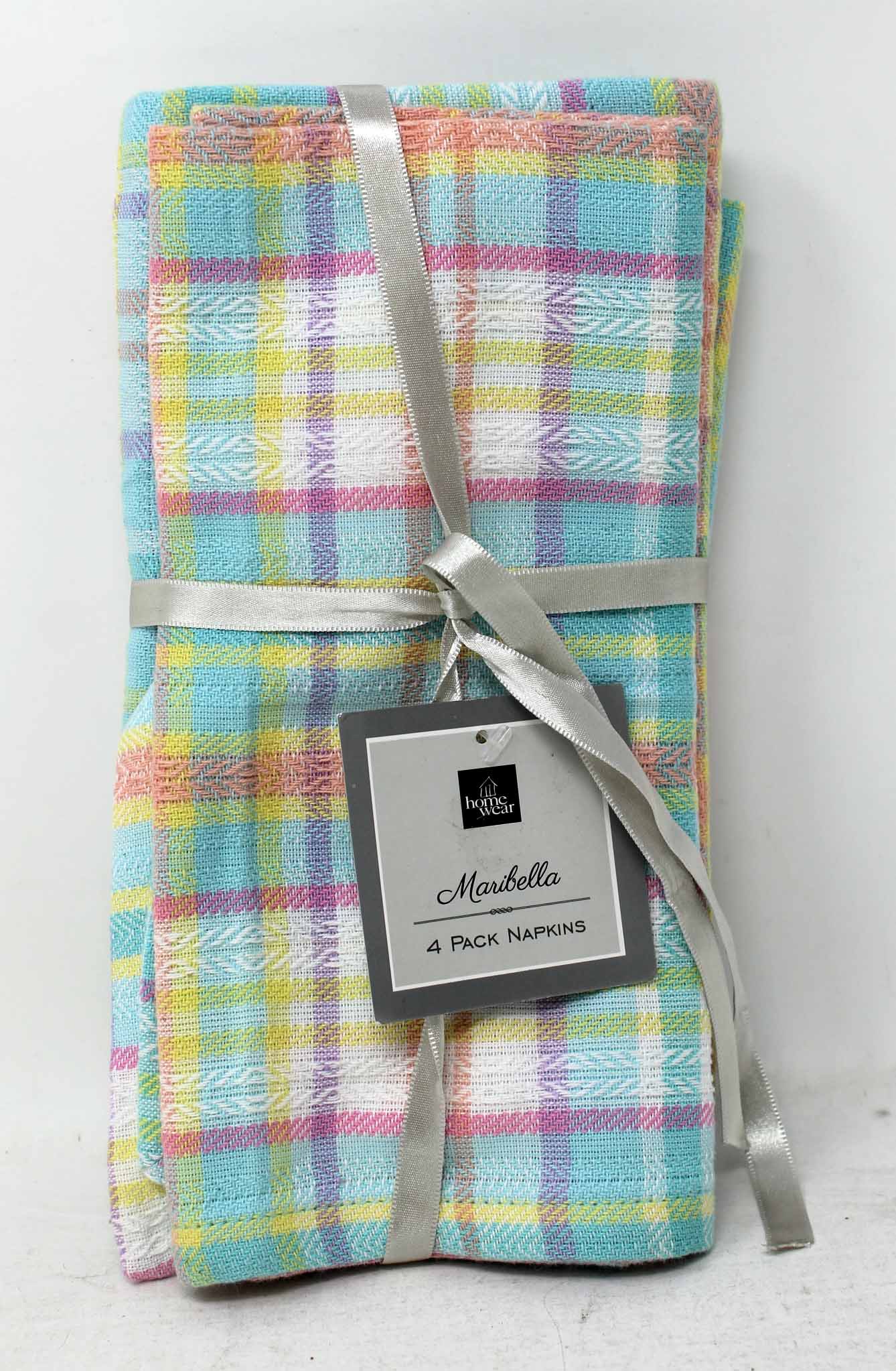 Maribella Plaid Napkin; Set of 4