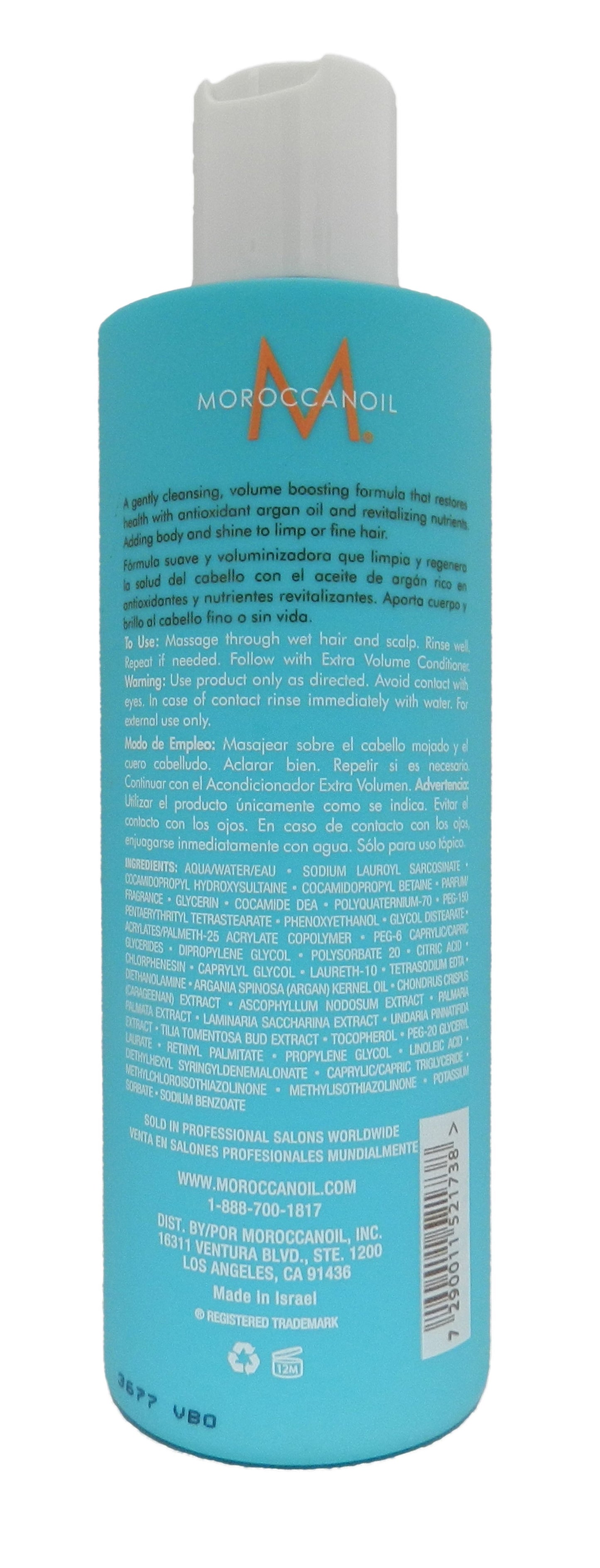 Moroccanoil, Volume, Paraben-Free, Hair Shampoo, Shine & Body, 250 ml