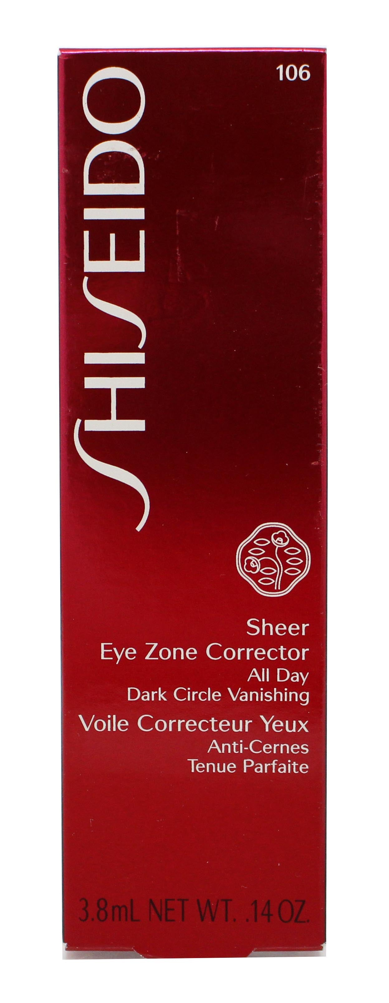 Shiseido Sheer Eye Zone Corrector 106 Warm Beige .14 Ounce
