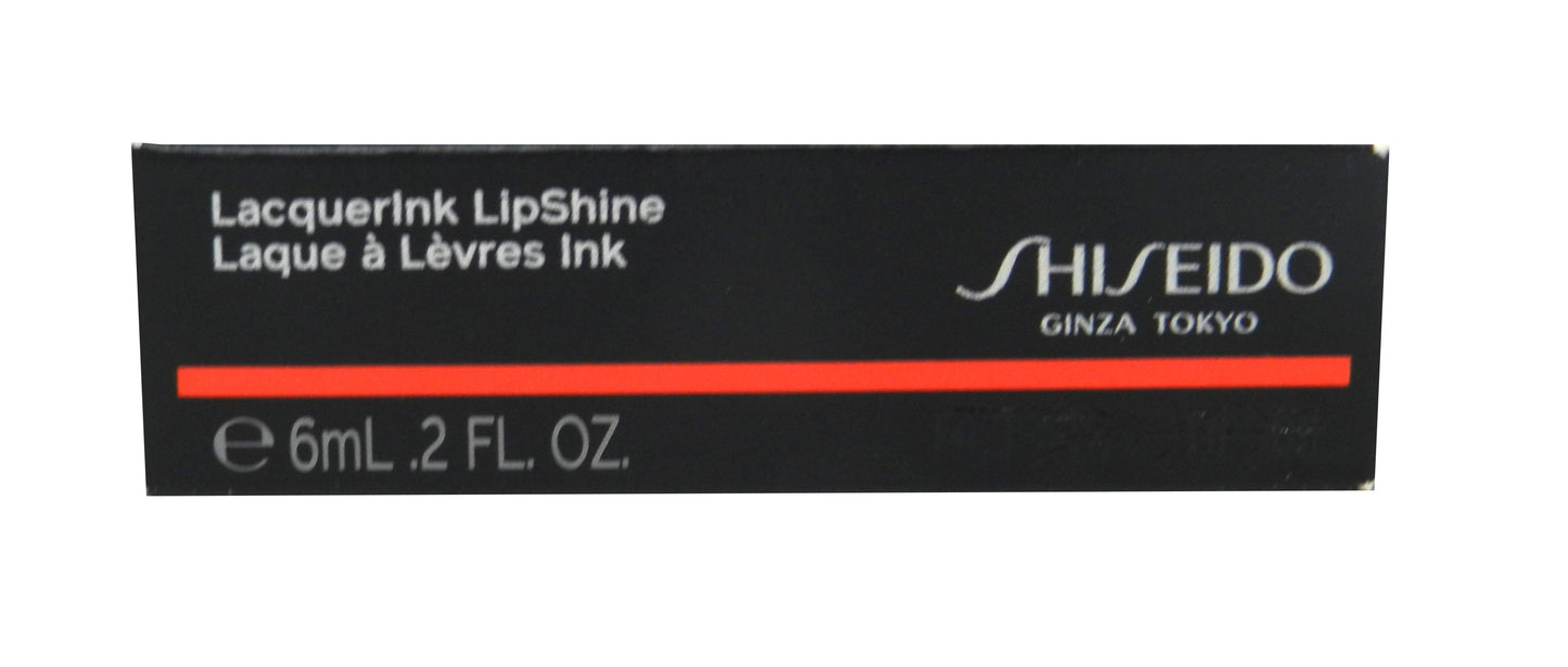 Shiseido, LacquerInk LipShine, Cream Lipstick, 305, Red Flicker, 6 ml