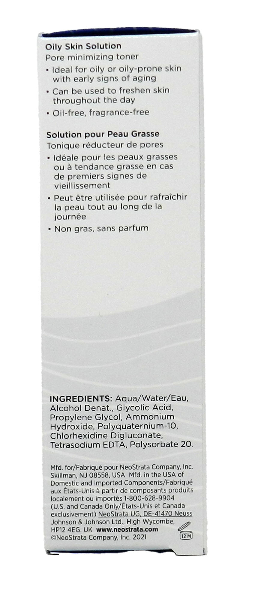 Neostrata Clarify Oily Skin Pore Minimizing Toner 8% AHA 3.4 Ounces
