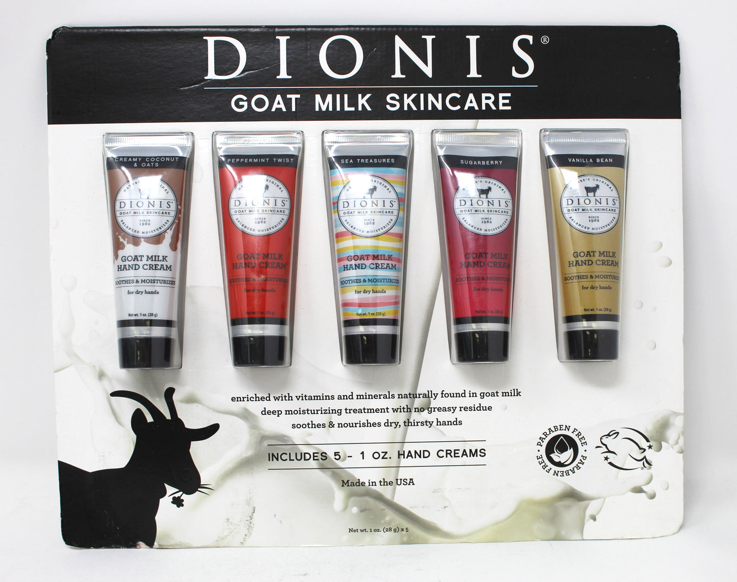 Dionis Goat Milk Skincare Hand Creams 5 Count