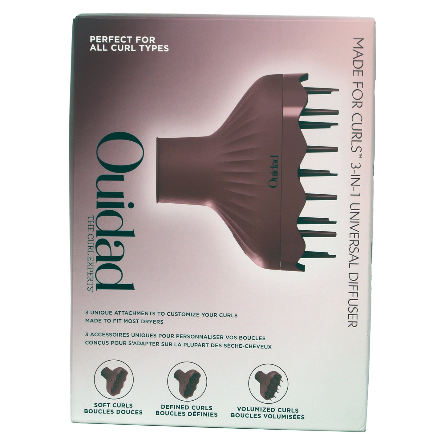 Ouidad Made For Curls 3-in-1 Universal Diffuser Rose
