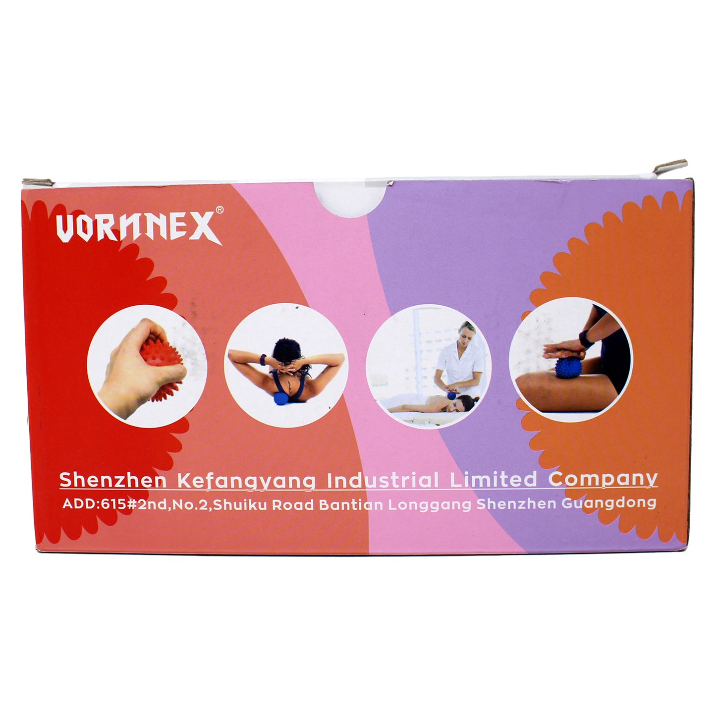 VORNNEX Spiky Massage Balls (Pack of 2)