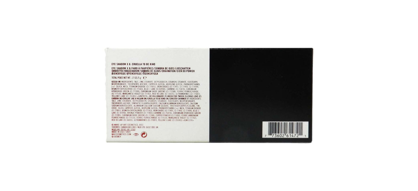 MAC Cruella To Be Kind Eyeshadow Palette 0.17 Ounces