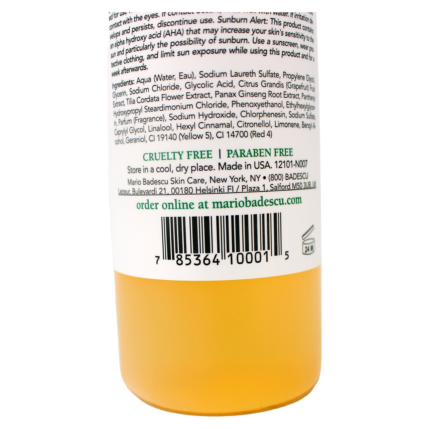 Mario Badescu A.H.A Botanical Body Wash 8 Ounces