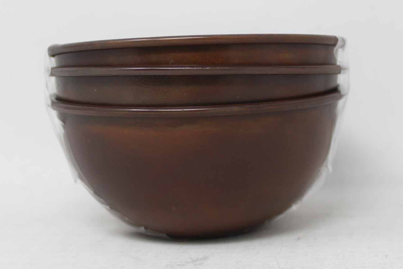 Thirstystone Torched Copper Bowls with Ivory Enamel 3 Counts