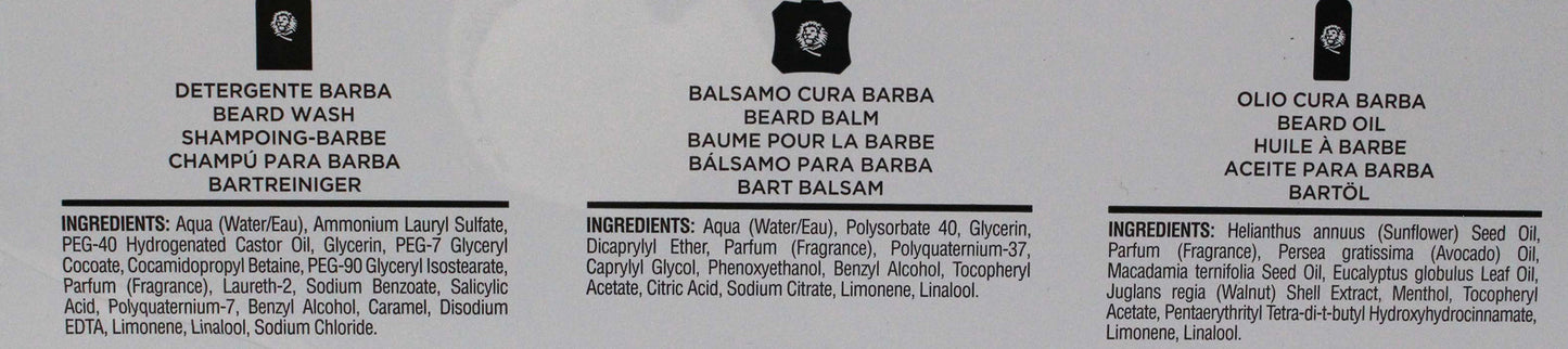 Proraso Beard Care Set Cypress & Vetyver with Beard Wash 6.8 oz, Beard Balm 3.4 oz and Beard Oil 1 oz