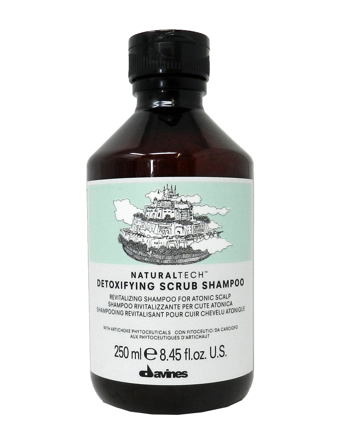 Davines NaturalTech Detoxifying Scrub Shampoo 8.45 Ounces