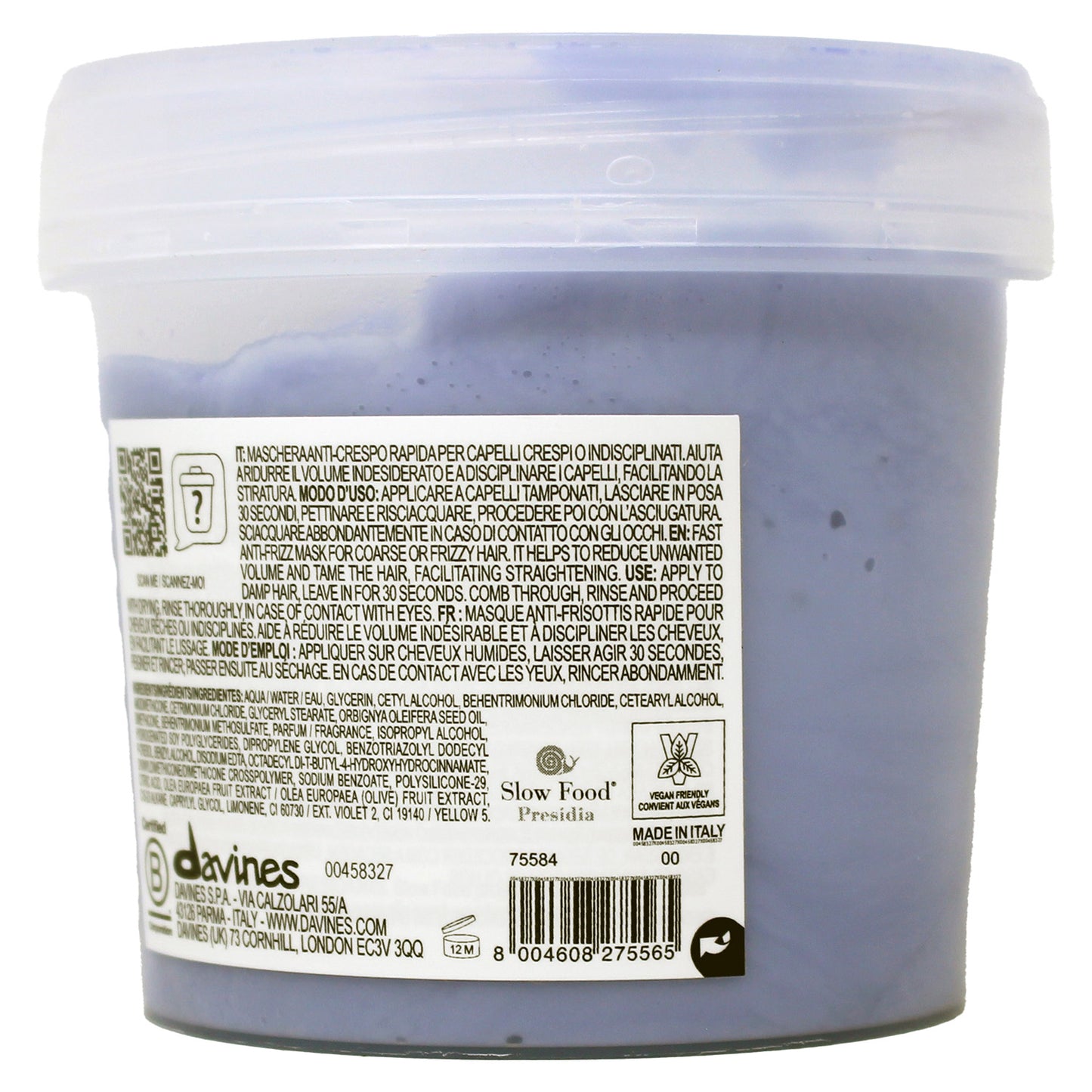 Davines LOVE Smoothing Instant Mask, 8.45 fl. oz.