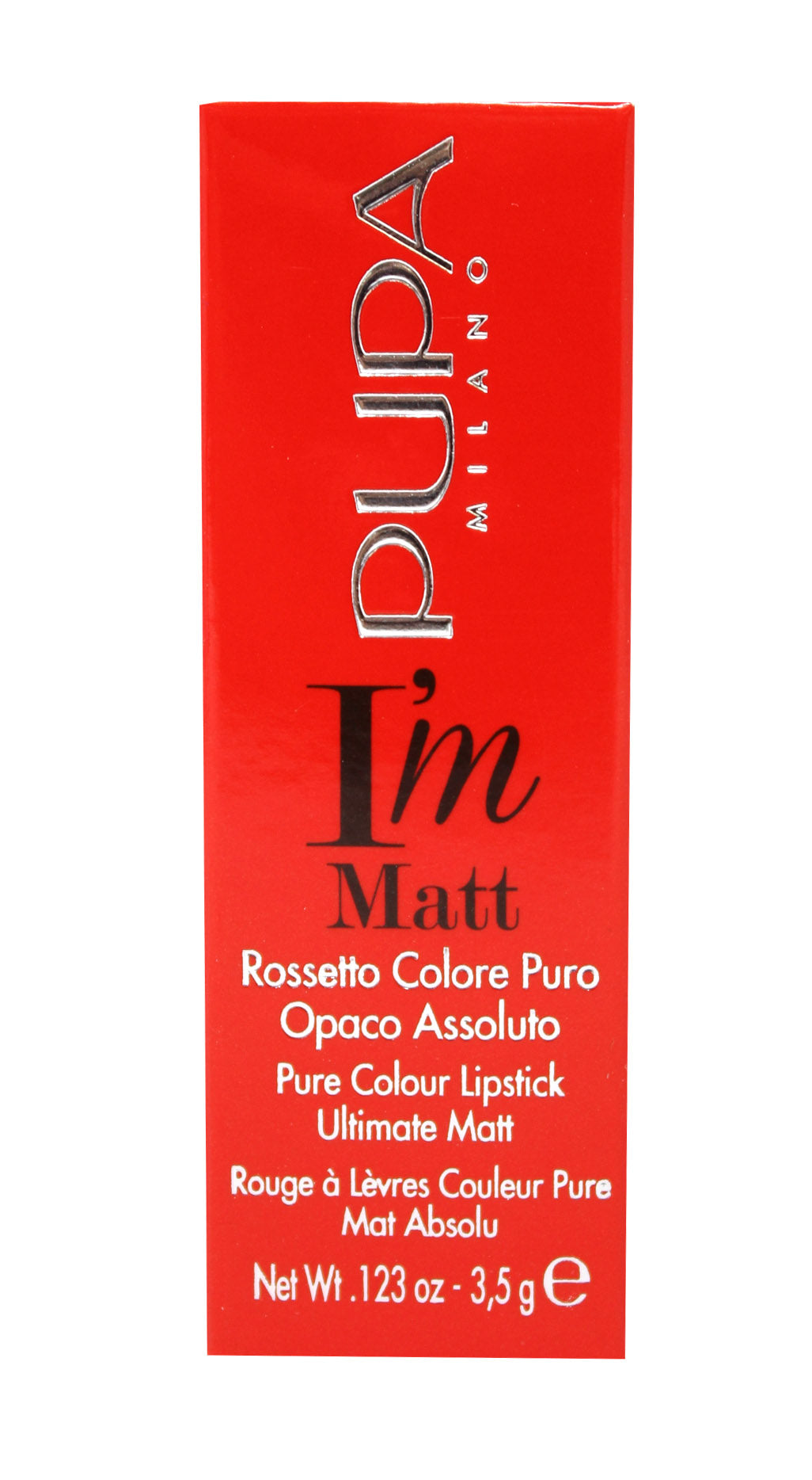 Pupa Milano Pure Colour Lipstick Ultimate I'm Matt 013 Brown Rose 0.123 Ounces