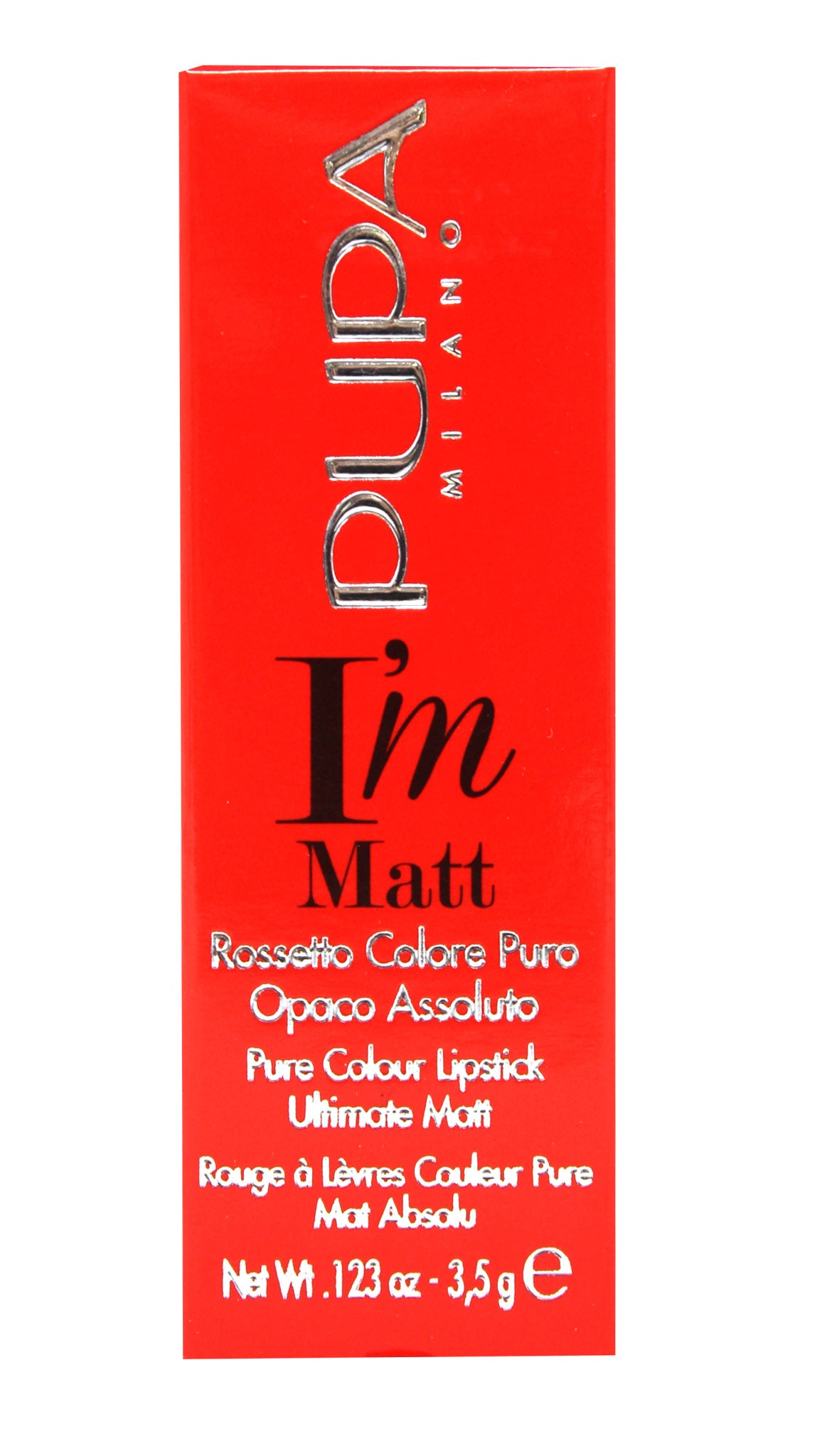 Pupa Milano Pure Colour Lipstick Ultimate I'm Matt 032 Fancy Mauve 0.123 Ounces