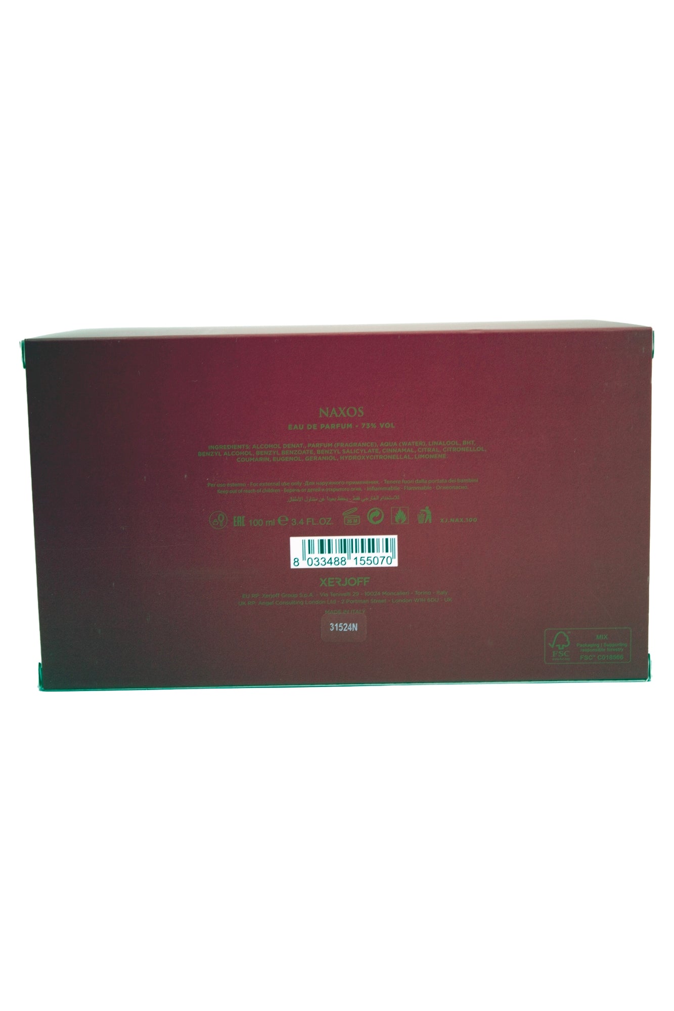 XERJOFF Naxos Eau de Parfum 3.4 Ounce