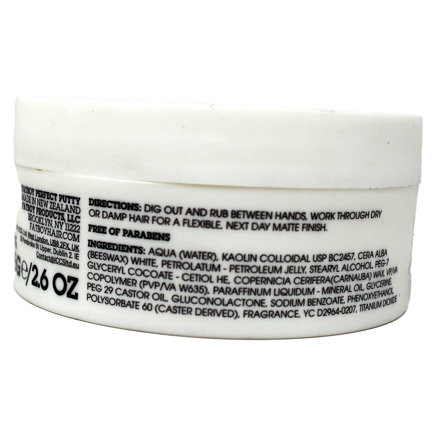 Fatboy Hair Perfect Putty Medium Hold 2.6 Ounces