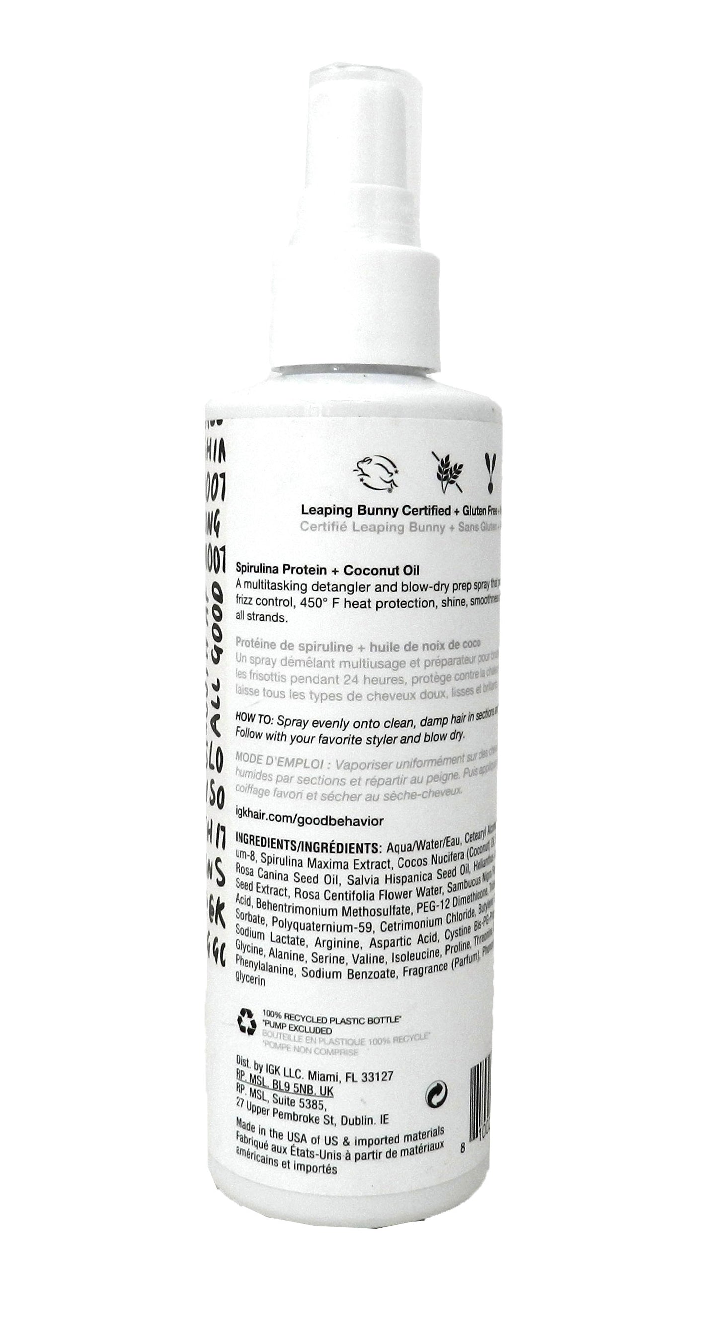 IGK Good Behavior 4-In-1 Prep Hair Spray 7 Ounces