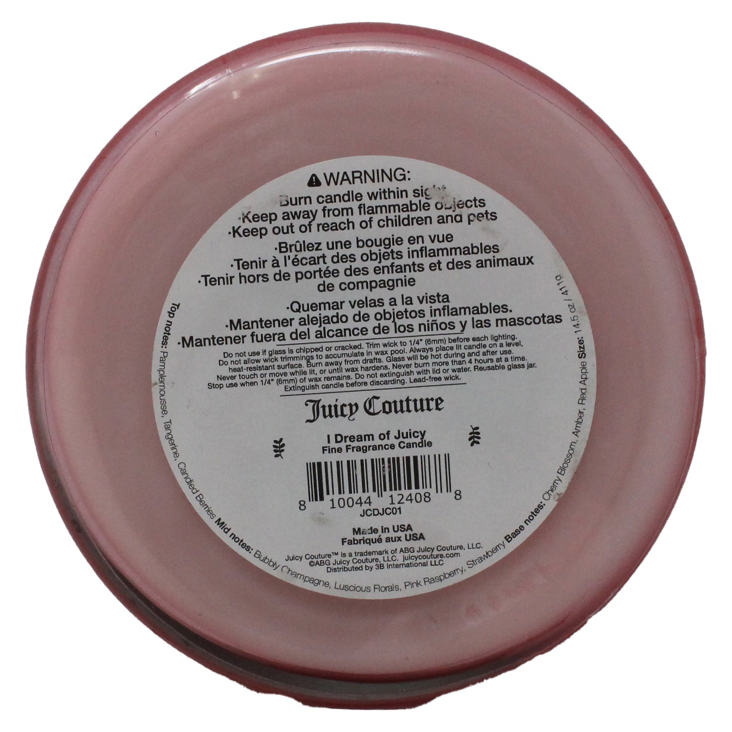 Juicy Couture I Dream of Juicy Candied Berries & Luscious Florals 14.50 Ounces