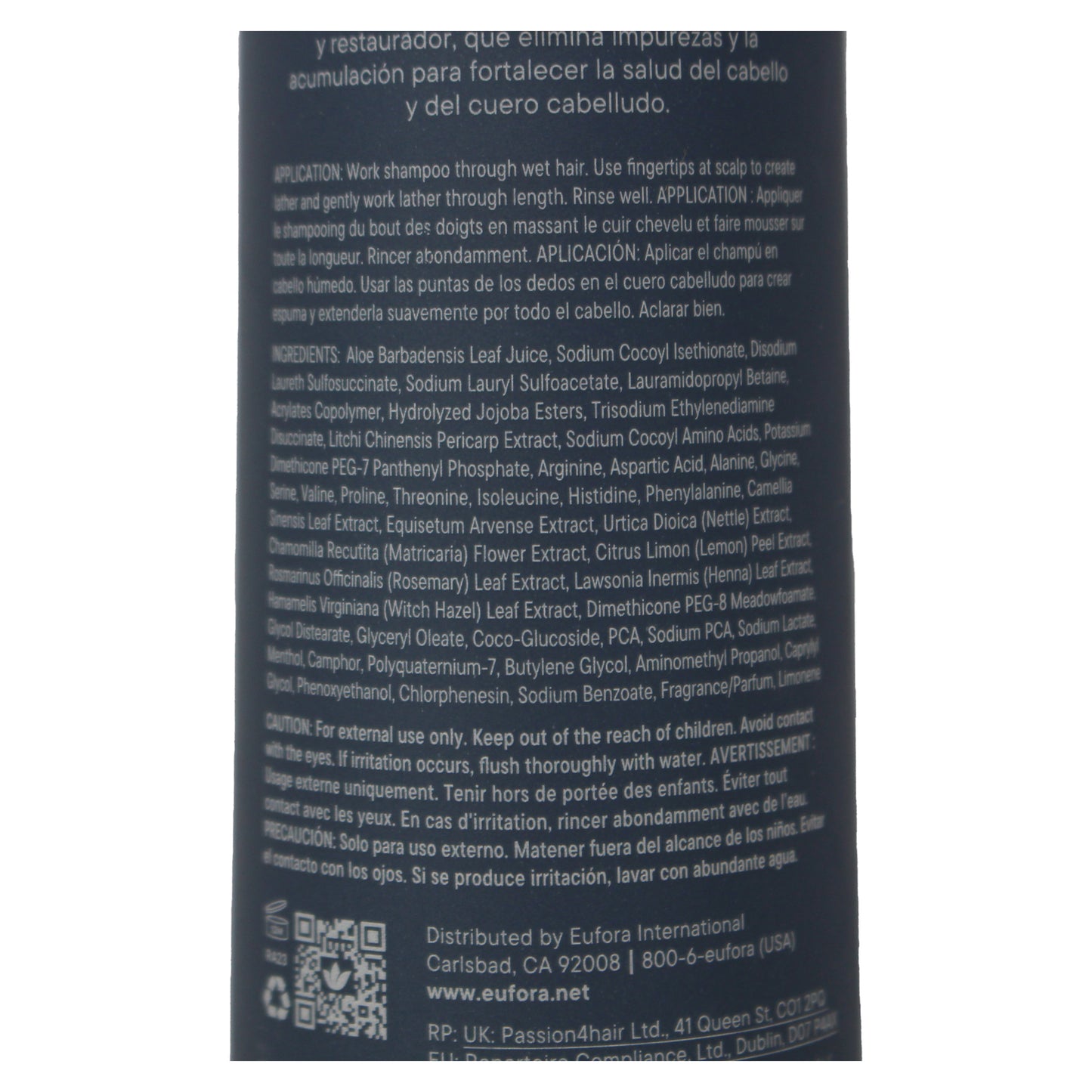 Eufora Nourish Urgent Repair Shampoo 9.5 Ounce