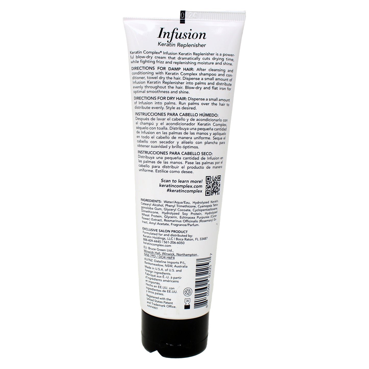 Keratin Complex Infusion Replenisher Blow Dry Cream - 4 Fl Oz