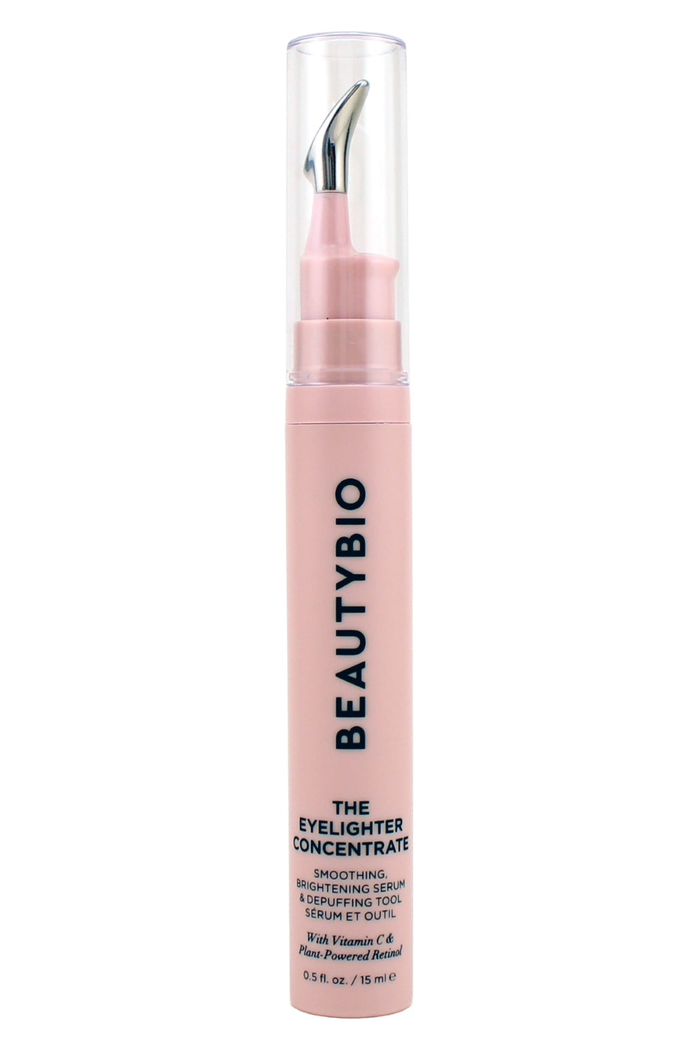 Beautybio Eyelighter Concentrate Serum with Depuffing Tool 0.5 Fl Ounce