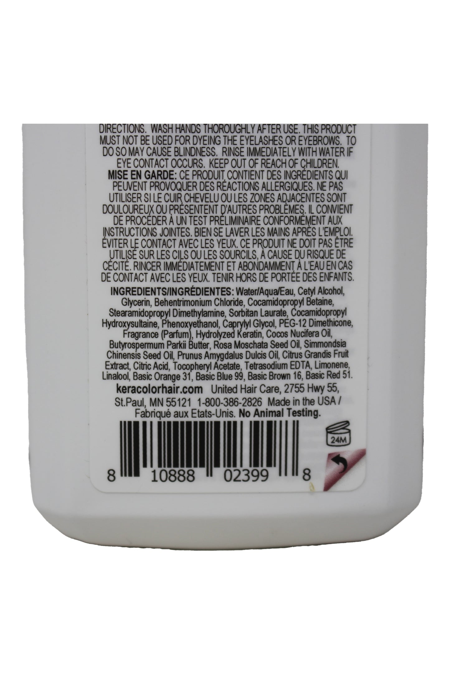 Keracolor Clenditioner MERLOT Hair Dye Semi Permanent Hair Color 12 Ounce
