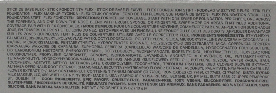 Milk Makeup Flex Foundation Stick Honey 0.35 Ounces