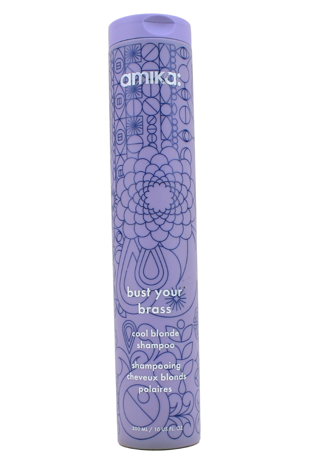 Amika Bust Your Brass Cool Blonde Strength Repair Shampoo 10 Fl Ounce
