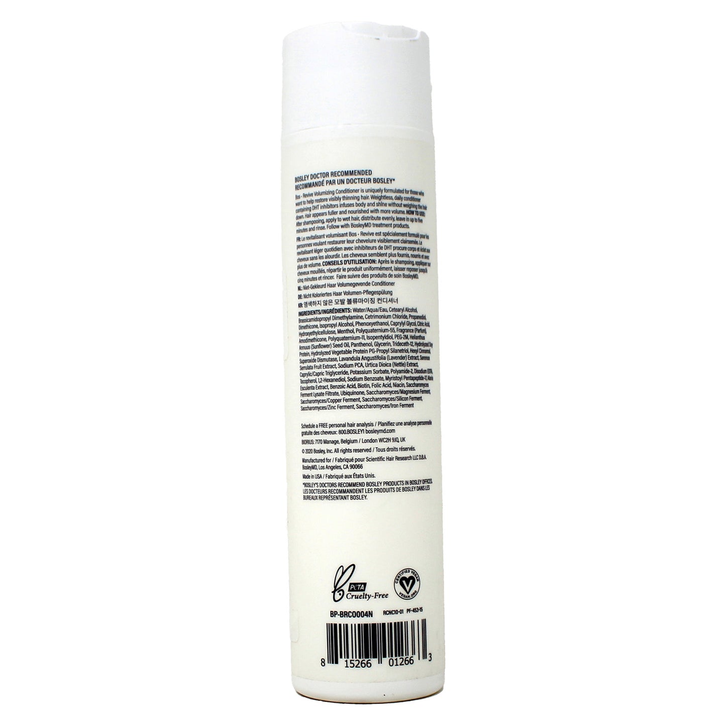 BosleyMD BosRevive Volumizing Conditioner For Thinning Hair 10.1 Ounces