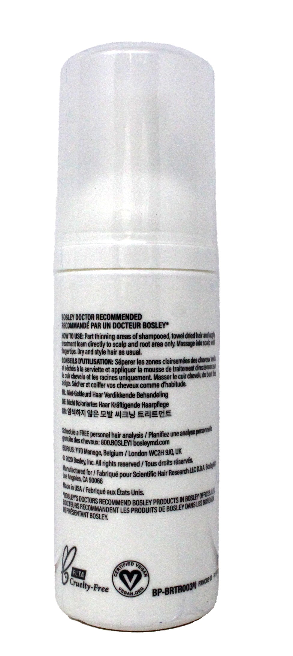 BosleyMD BosRevive Thickening Treatment Non-Color Treated Hair 3.40 Fluid Ounces