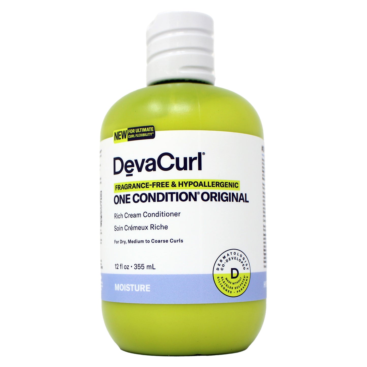 Deva One Condition Original Rich Cream Conditioner For Dry, Medium to Coarse Curls 12 Fl Ounce