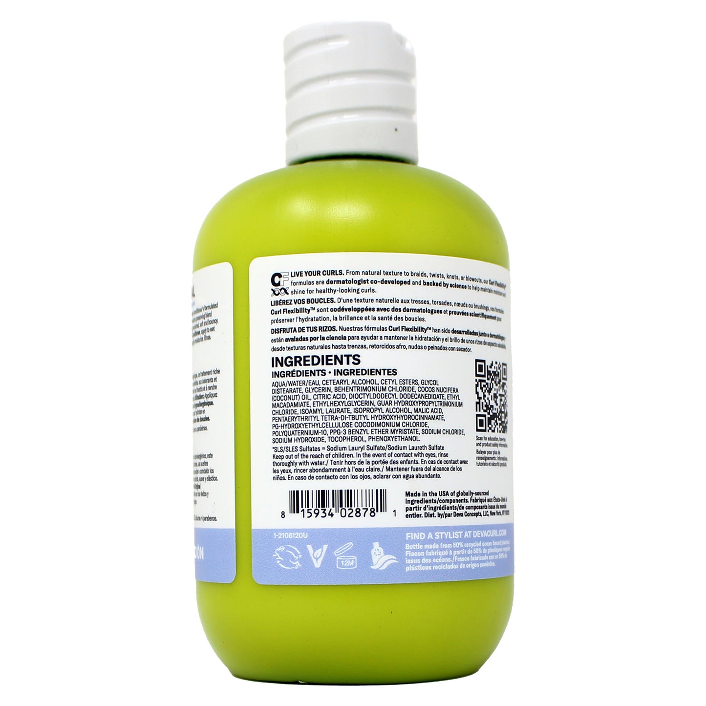 Deva One Condition Original Rich Cream Conditioner For Dry, Medium to Coarse Curls 12 Fl Ounce