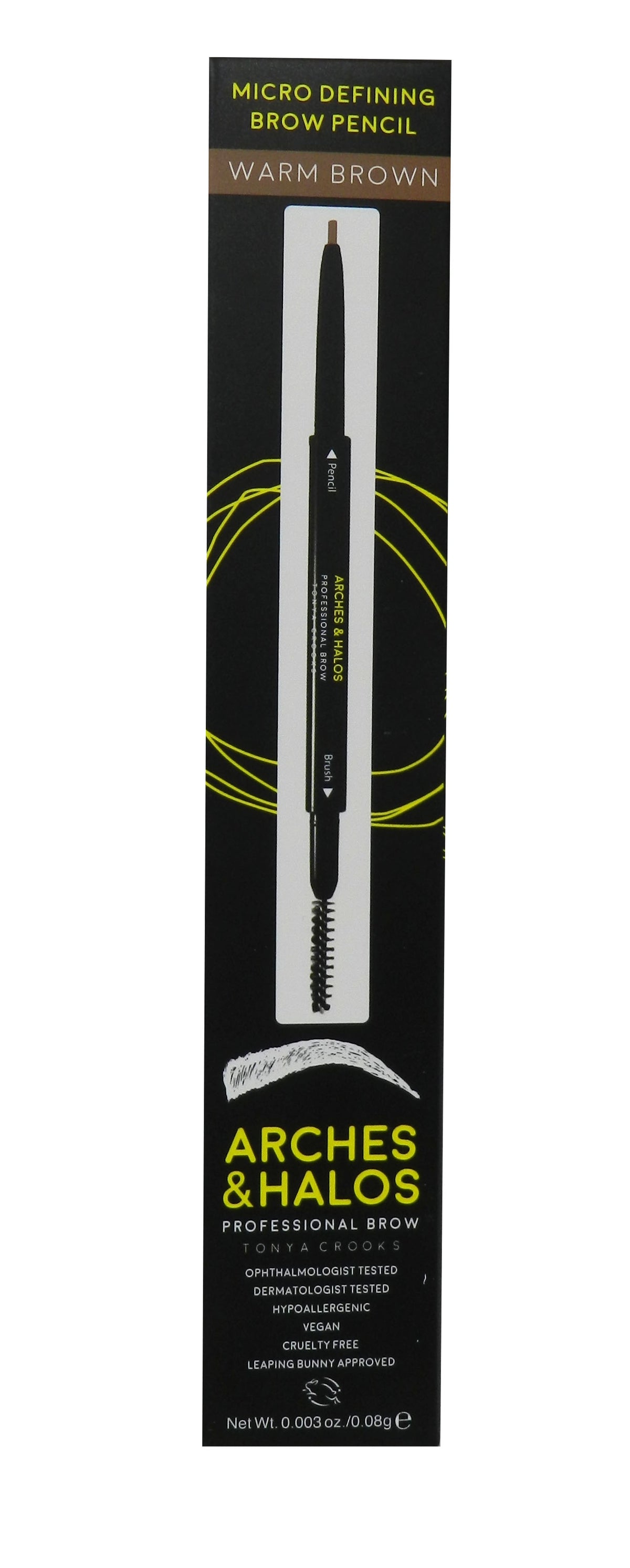 Arches & Halos Micro Defining Brow Pencil Warm Brown 0.003 Ounces