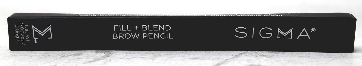 Sigma Fill + Blend Brow Pencil Medium 0.002 Ounces