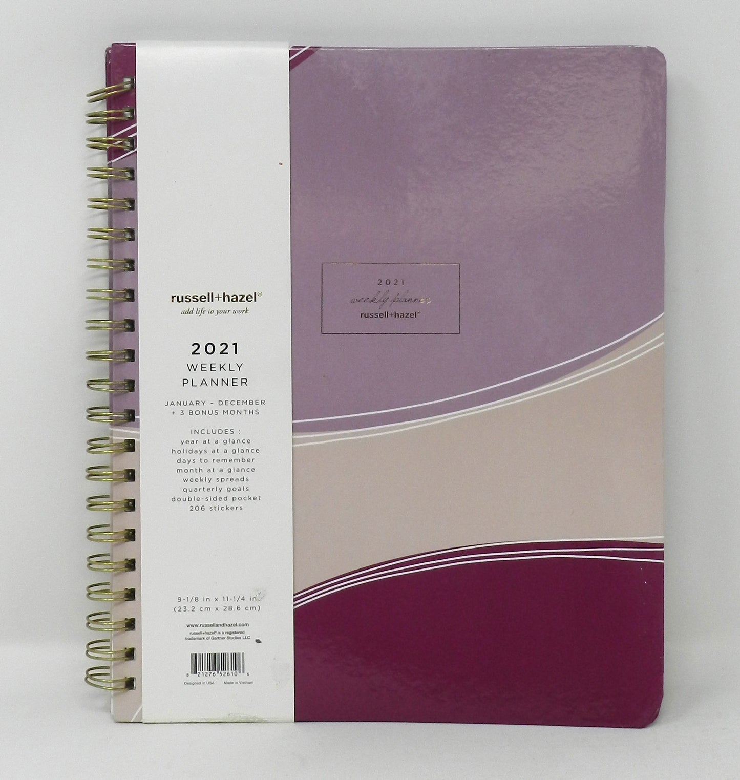 Russell + Hazel 2021 Weekly Planner + 3 Bonus Months