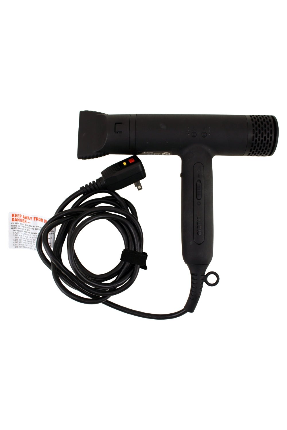 Elchim Anemos V2 Professional Ultra Light Hair Dryer Black 1875 Watts (See Description)